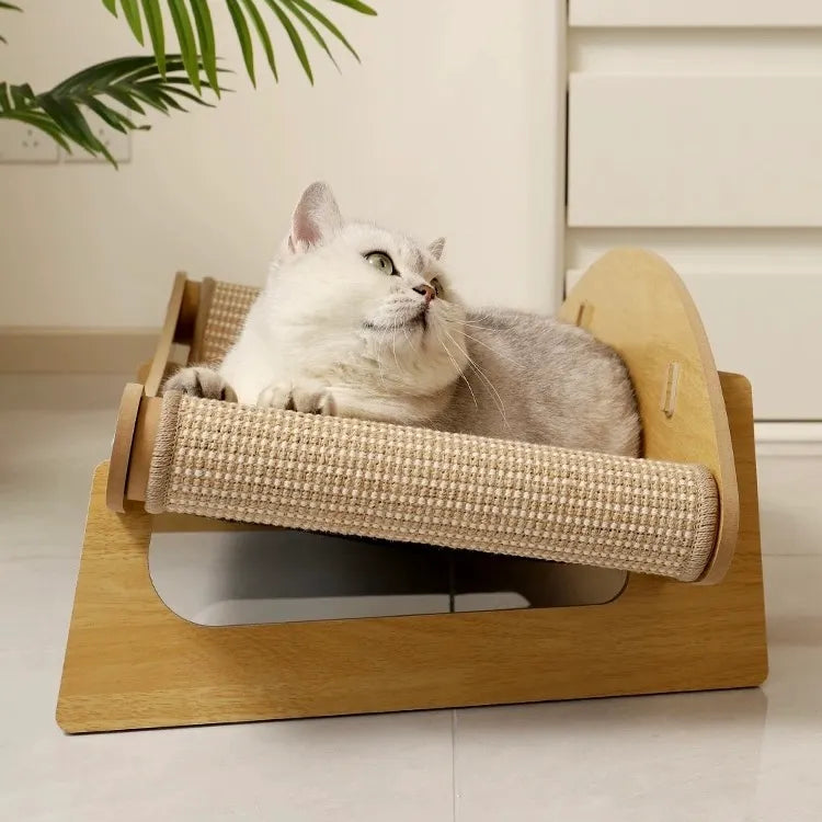 Wooden Cat Scratcher Couch Bed