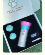 Electric Cat Teaser Launcher with Plush Ball Heads