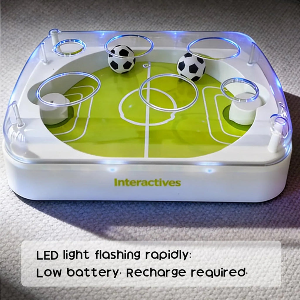 Interactive Cat Soccer Ball Game with Moving Goals
