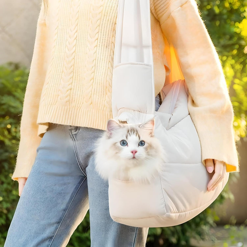 Breathable Pet Shoulder Sling Carrier – 4 Colors