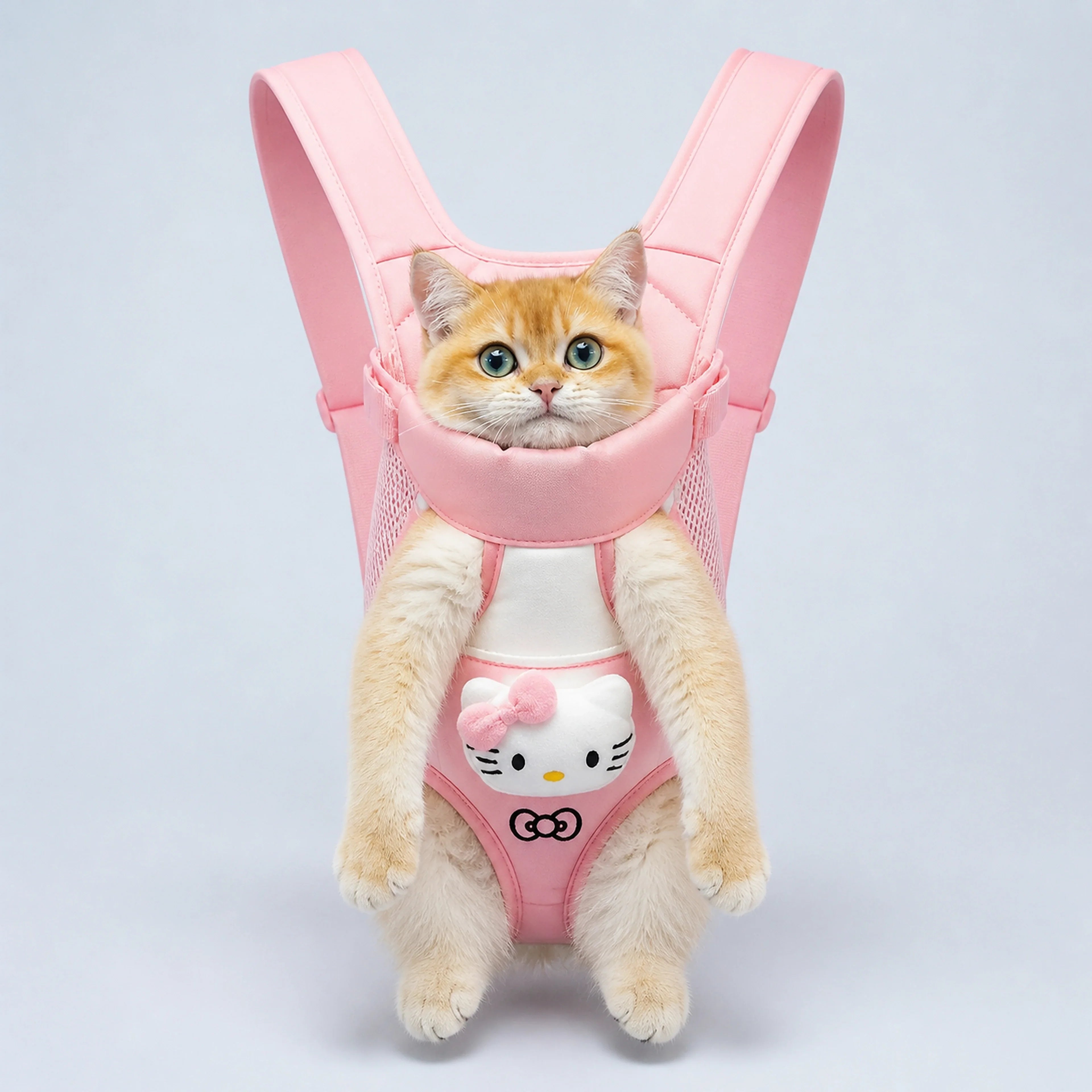 Cartoon Front Pet Carrier Backpack for Cats & Small Dogs | ALDERKIN