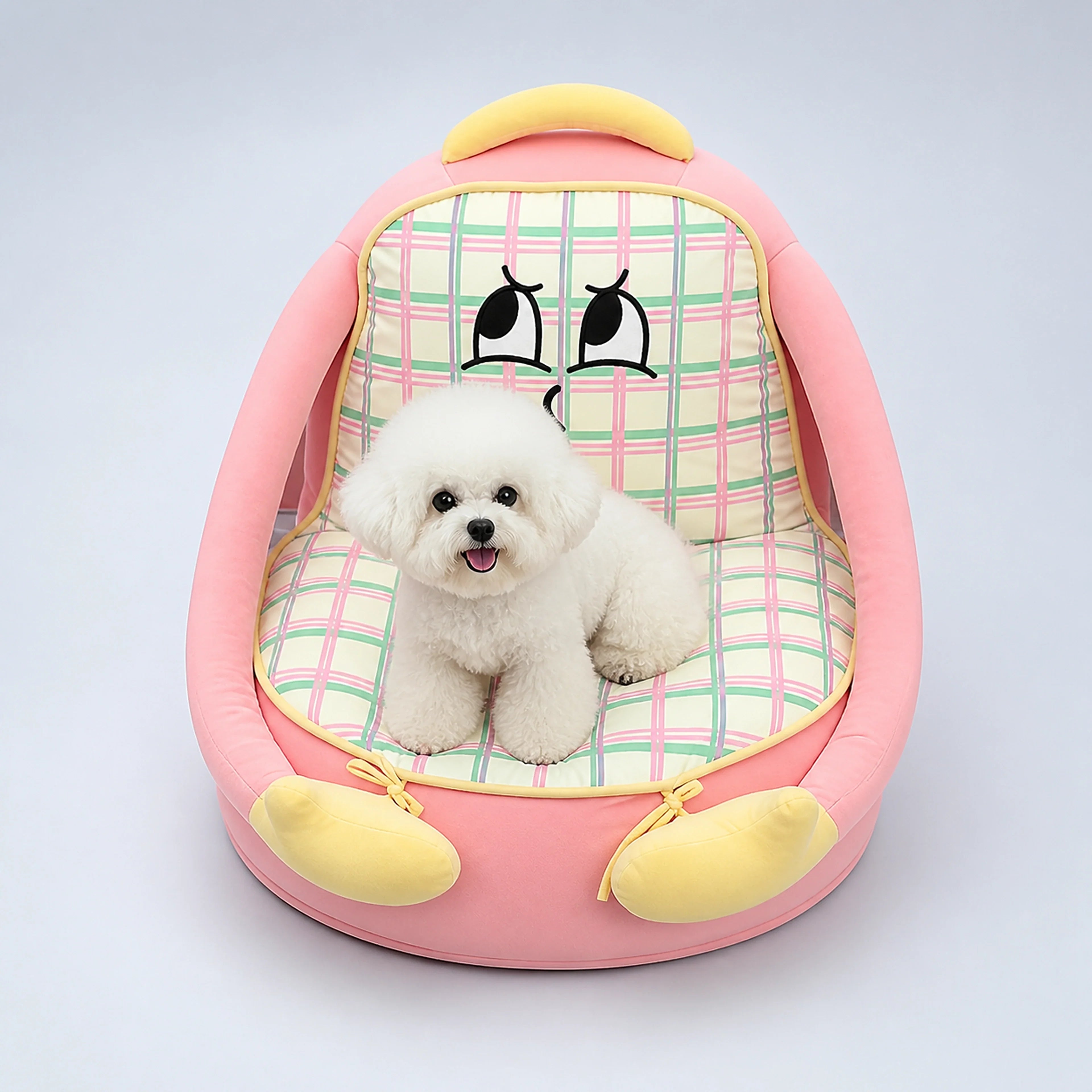 Cartoon Plush Pet Sofa Bed – 2 Colors, 3 Sizes | ALDERKIN