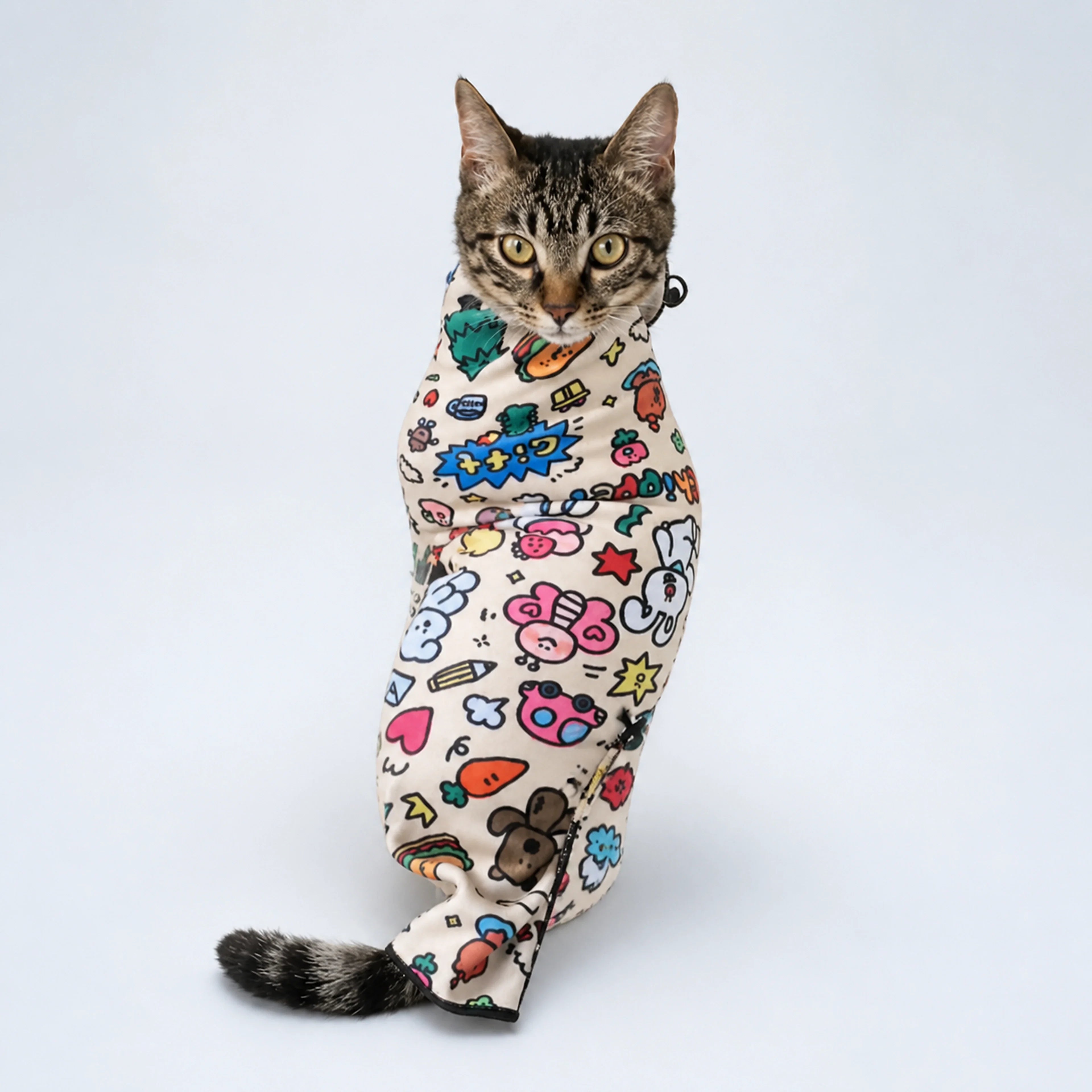 Cat Grooming Wrap for Nail Trimming – M & L, 10 Styles | ALDERKIN