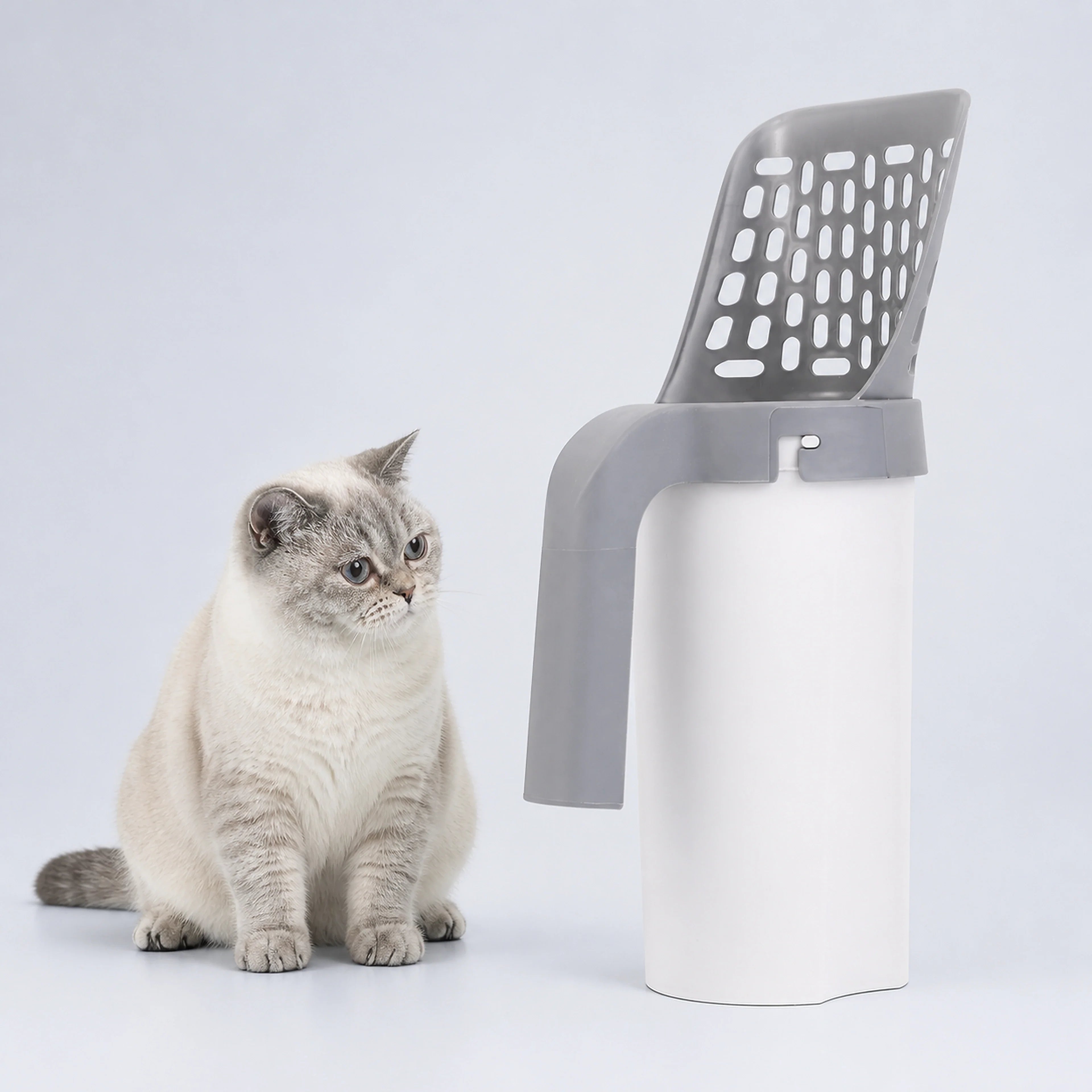 Cat Litter Scooper System with Optional Waste Bags | ALDERKIN