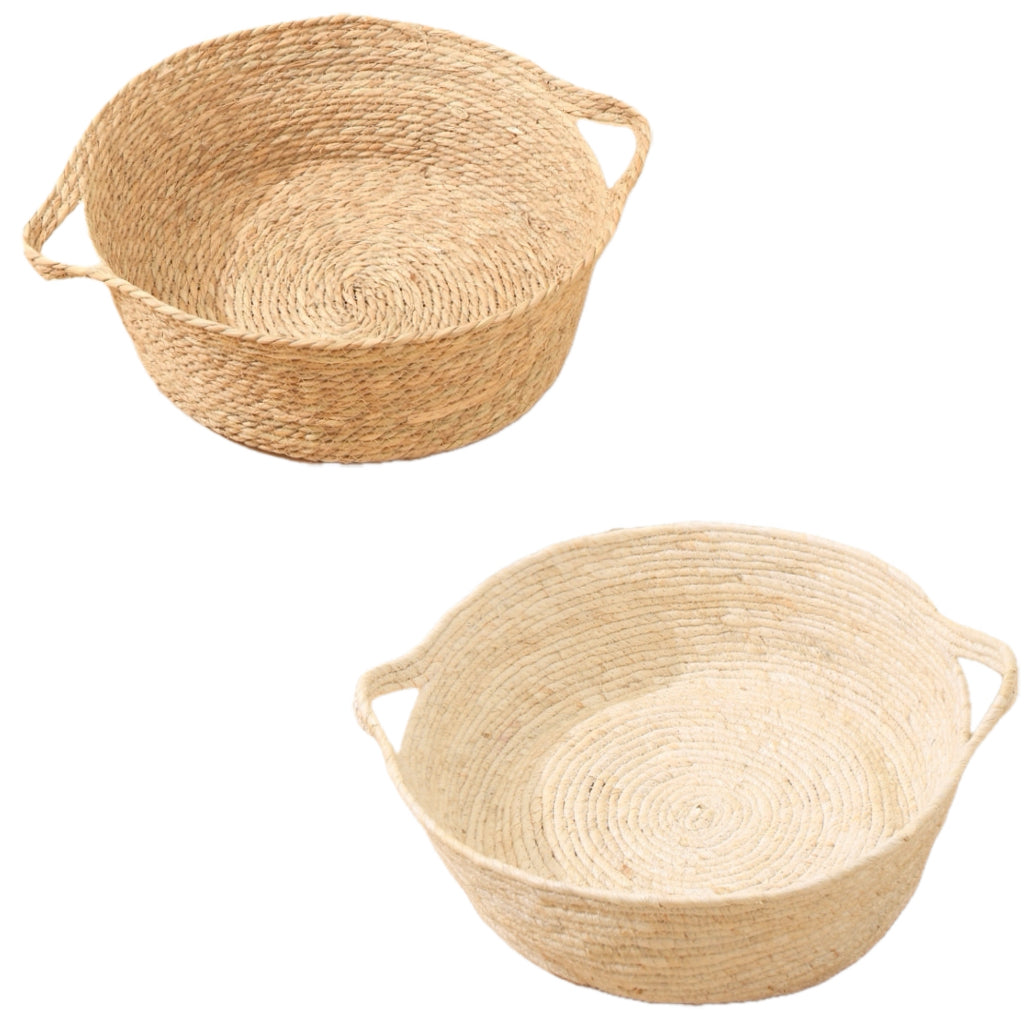 Handwoven Cotton Rope Cat Basket Bed with Teaser – 10 Designs