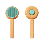 Self-Cleaning Slicker Brush for Cats & Dogs – 2 Colors