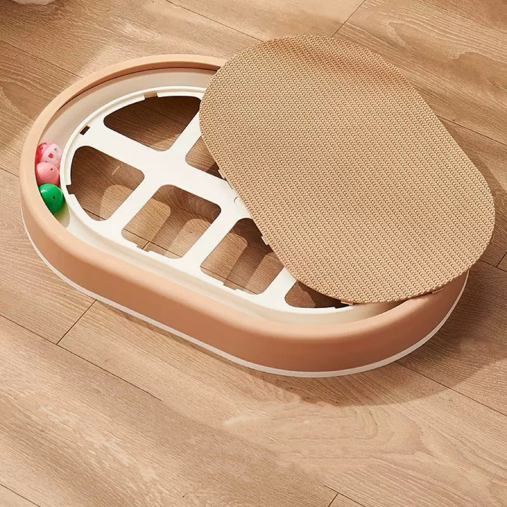 Round Cat Scratcher with Ball Track – 6 Styles