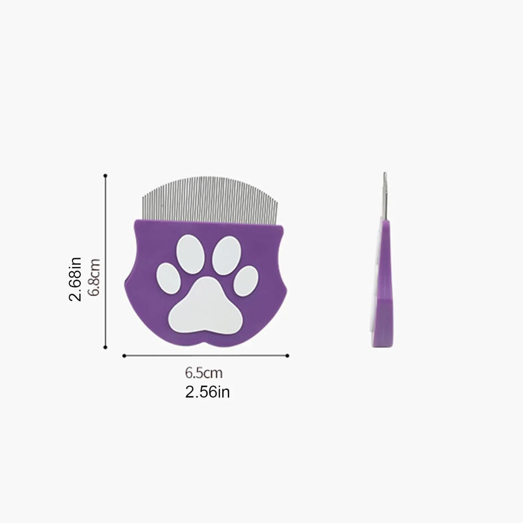 Fine-Tooth Pet Face & Tear-Stain Comb – Single or 3-Piece Set