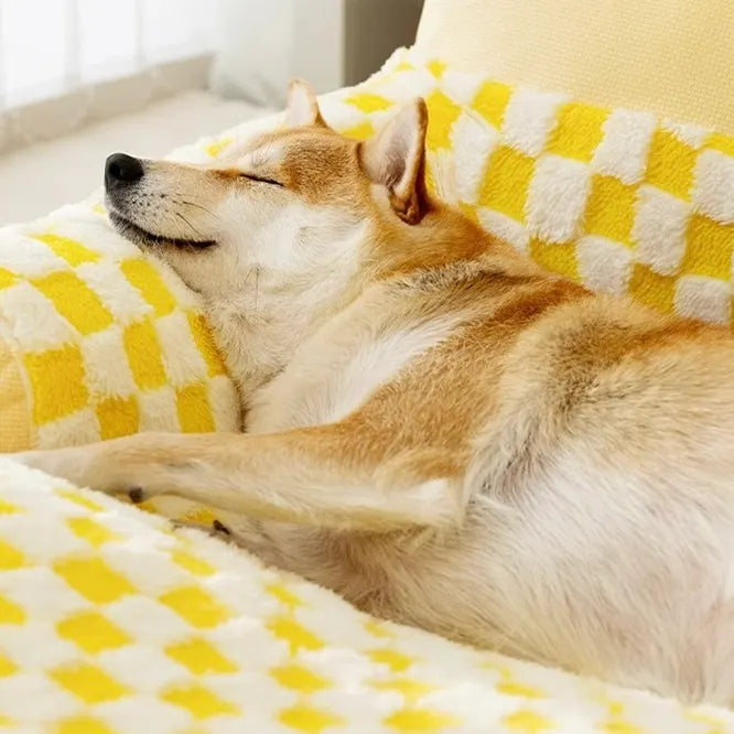 Washable Plush Dog Sofa Bed with Nonslip Base – 2 Sizes