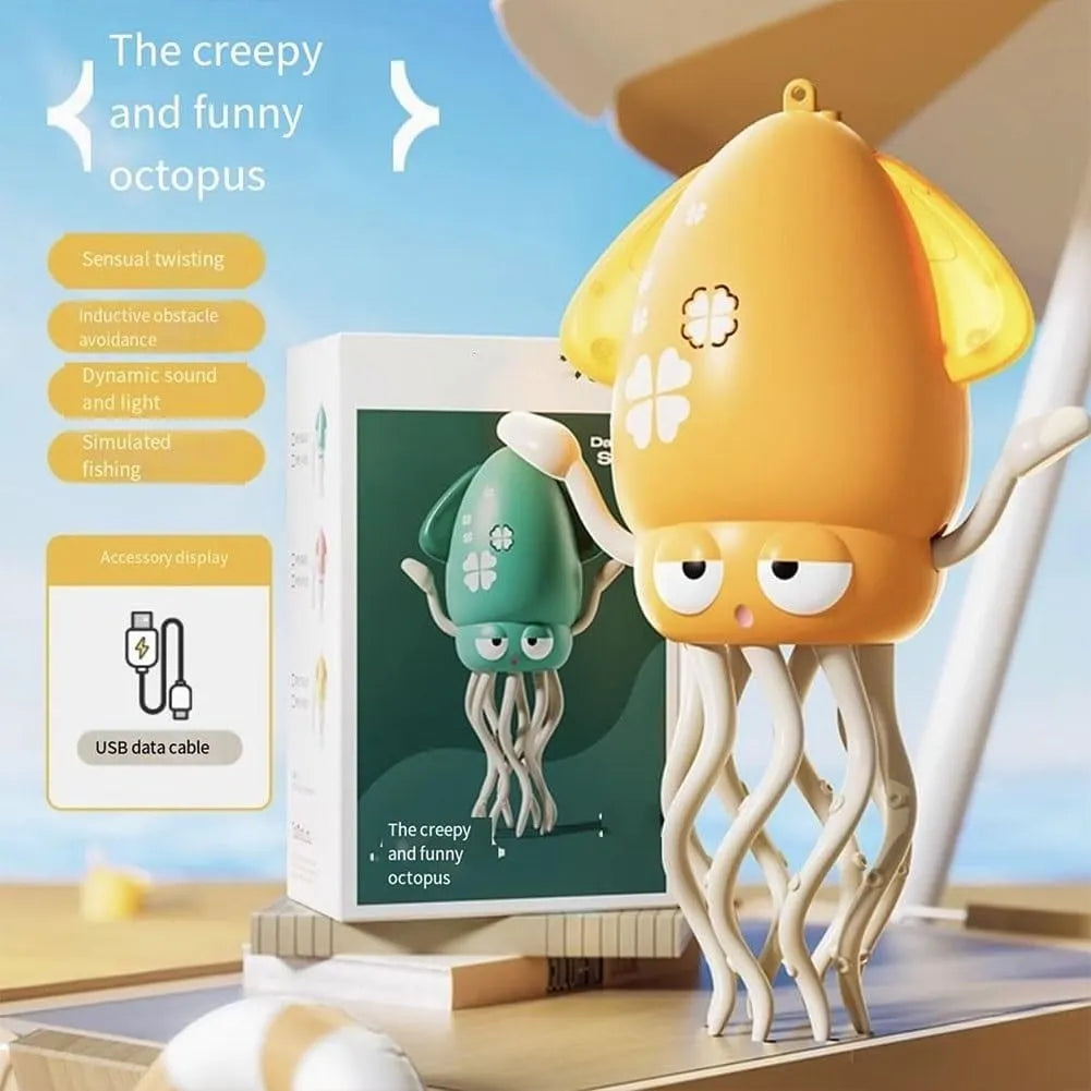 Dancing Electronic Squid Toy with Obstacle Avoidance – 3 Colors