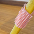 Corner-Mounted Cat Self-Grooming Brush