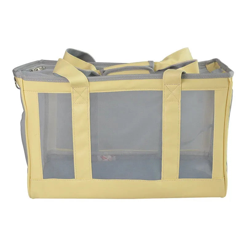 Roll-Up Mesh Pet Carrier Tote – 3 Colors