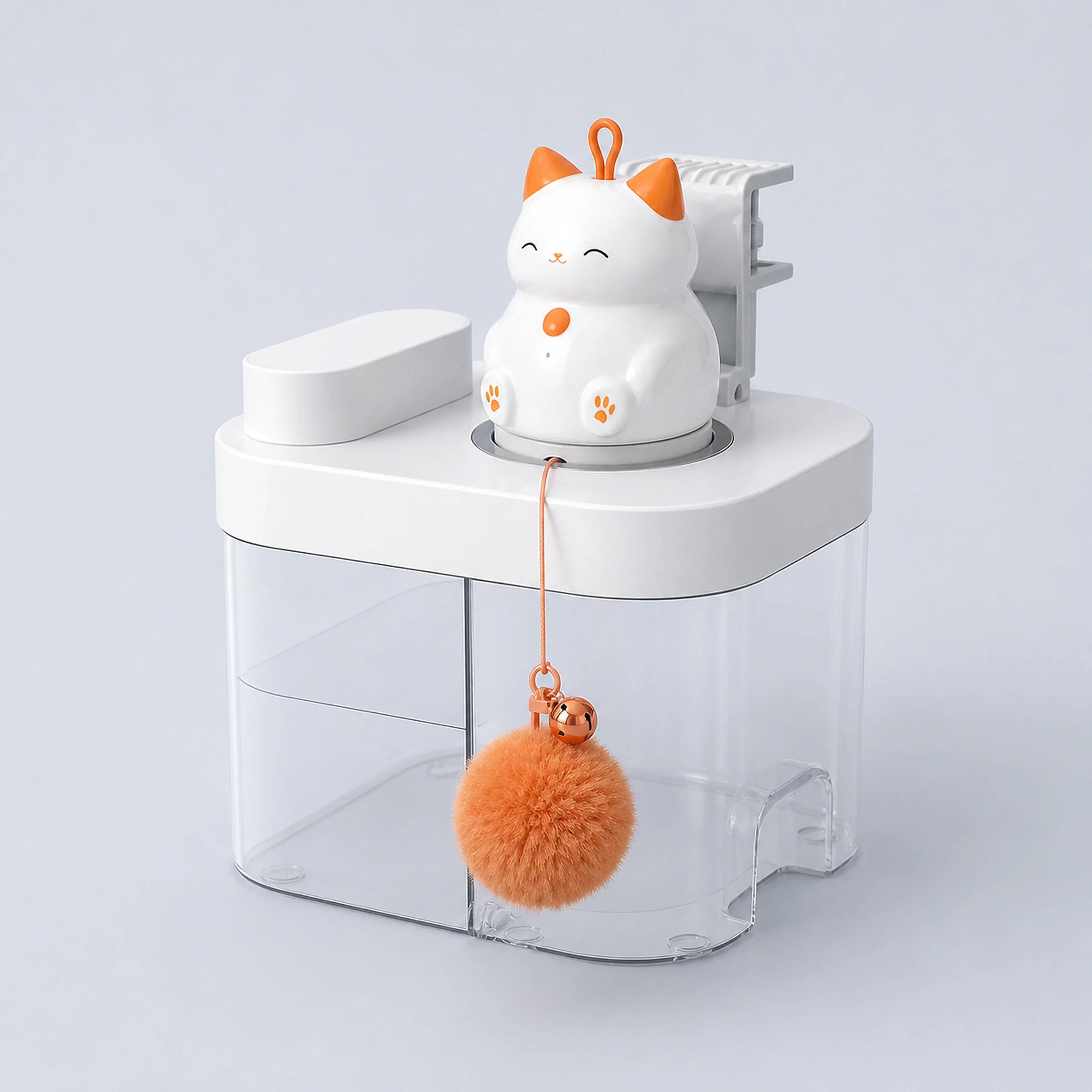 Clamp-On Retractable Pom-Pom Cat Toy – 2 Styles | ALDERKIN