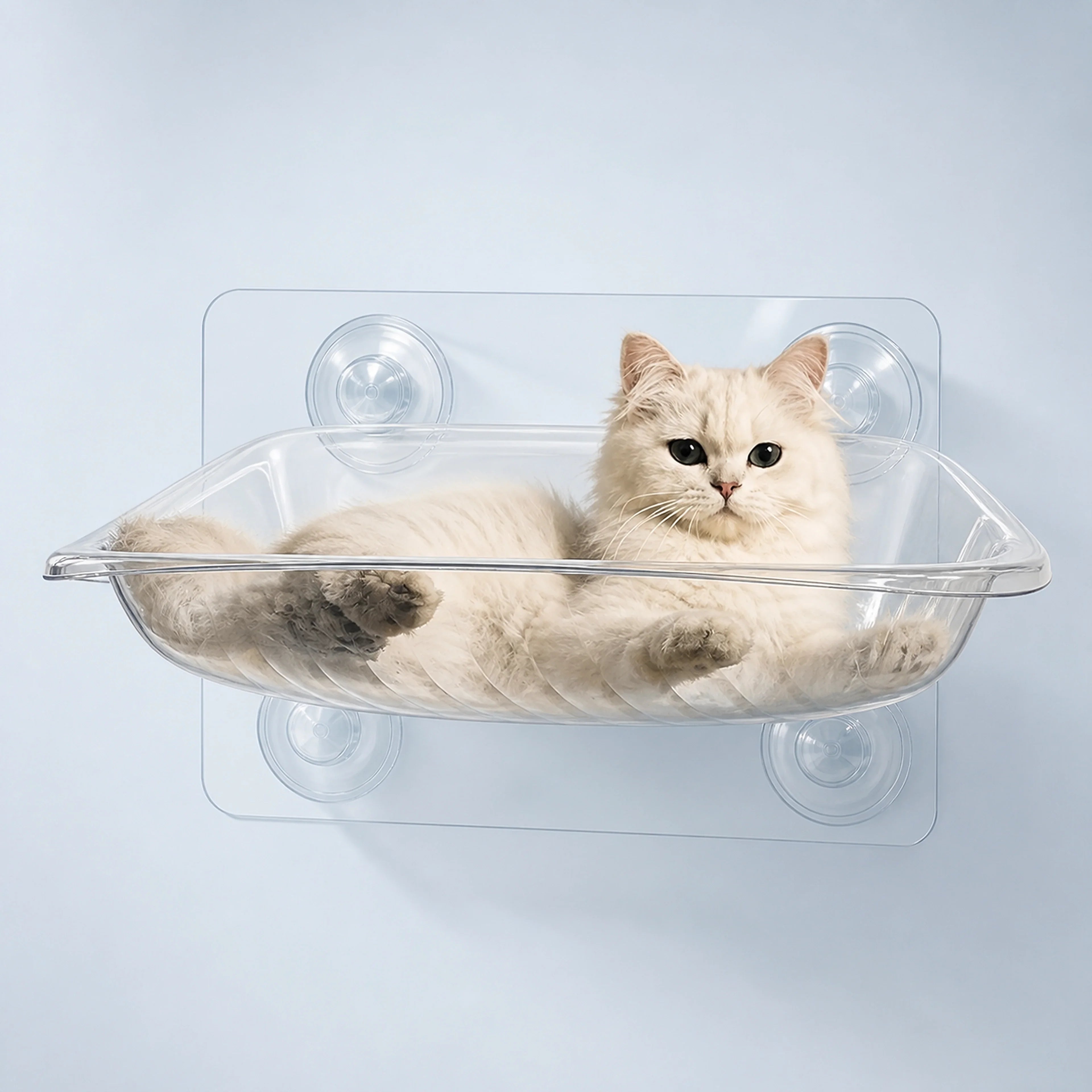 Clear Suction Cup Cat Window Bubble Bed – Single or 2-Pack | ALDERKIN