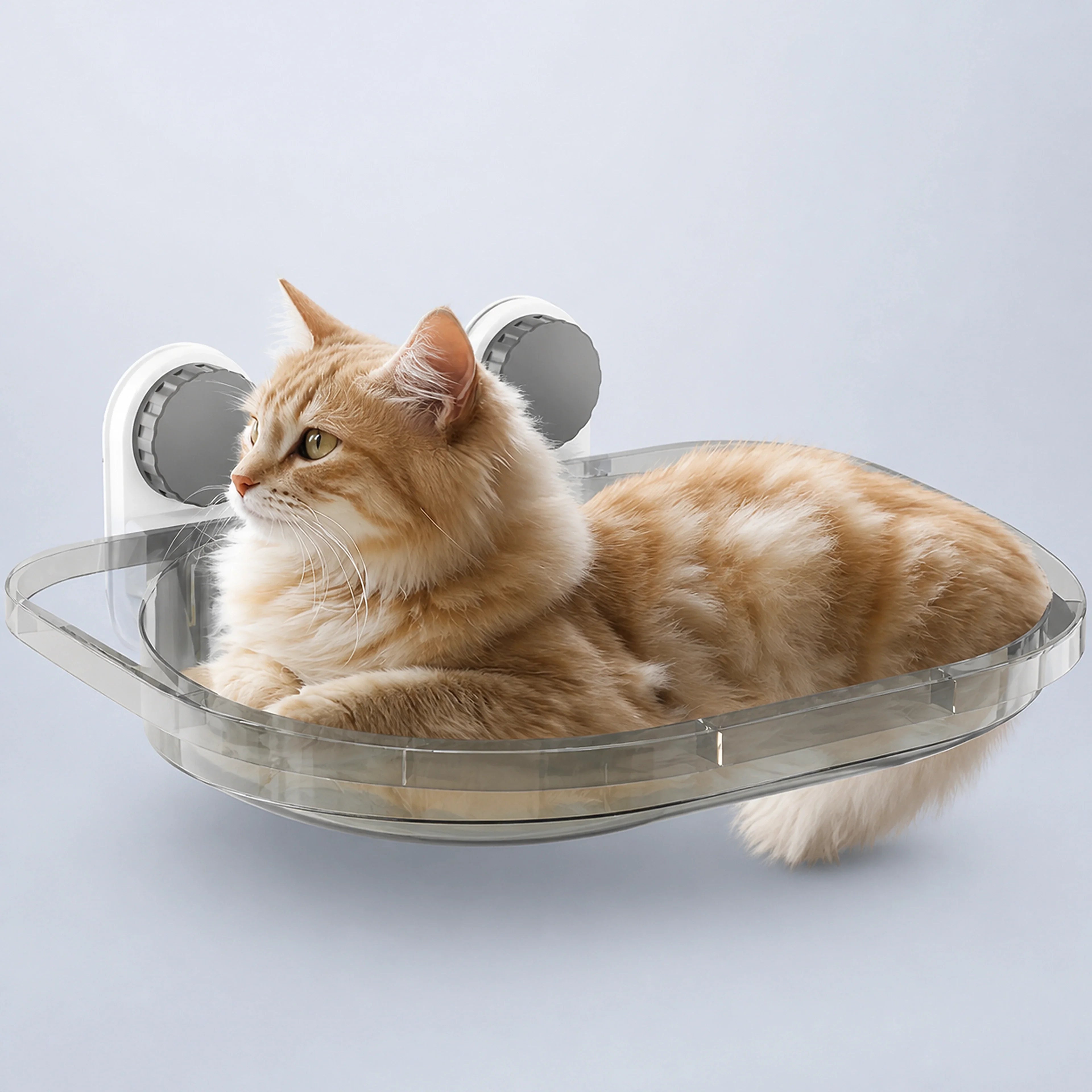 Clear Window-Mounted Cat Hammock – 2 Colors | ALDERKIN