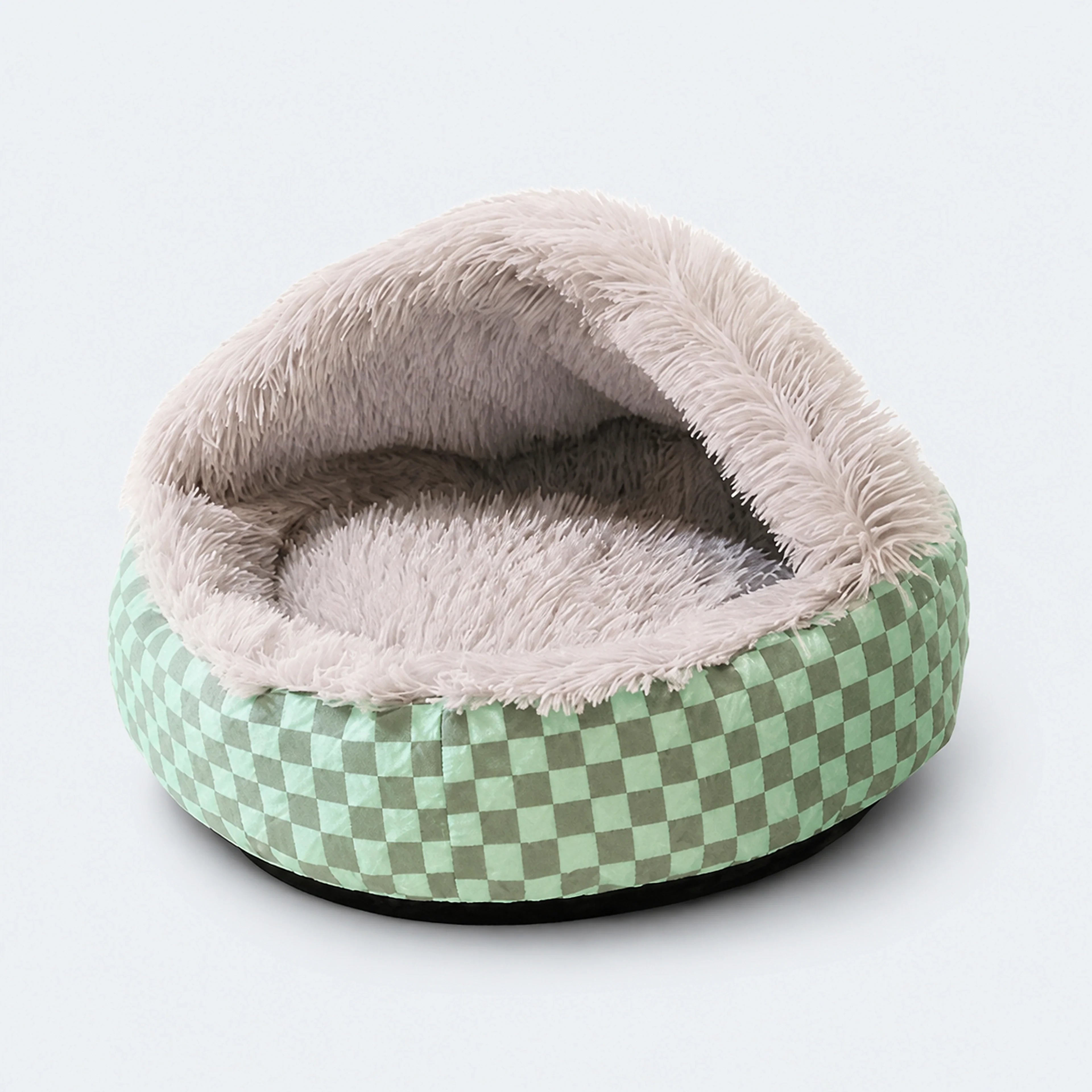 Convertible Plush Cave & Donut Pet Bed – 3 Colors, 2 Sizes | ALDERKIN