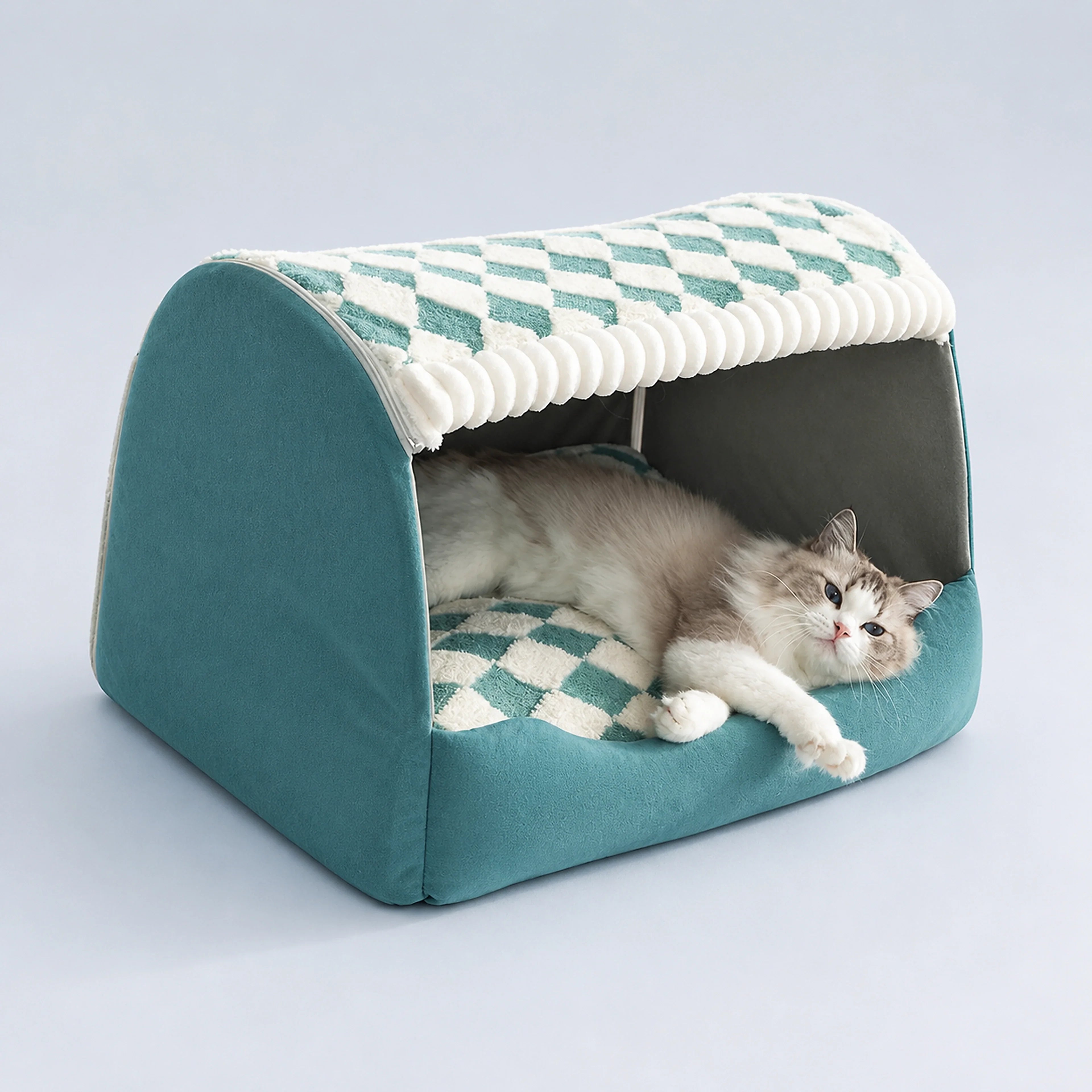 Cozy Pet House.Foldable Warm Kennel Dog/Cat Bed | ALDERKIN