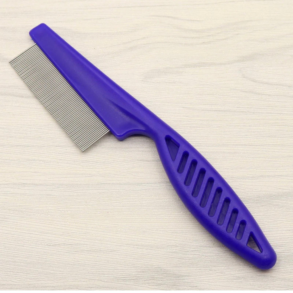Fine-Tooth Flea Comb for Dogs and Cats – 5 Handle Styles