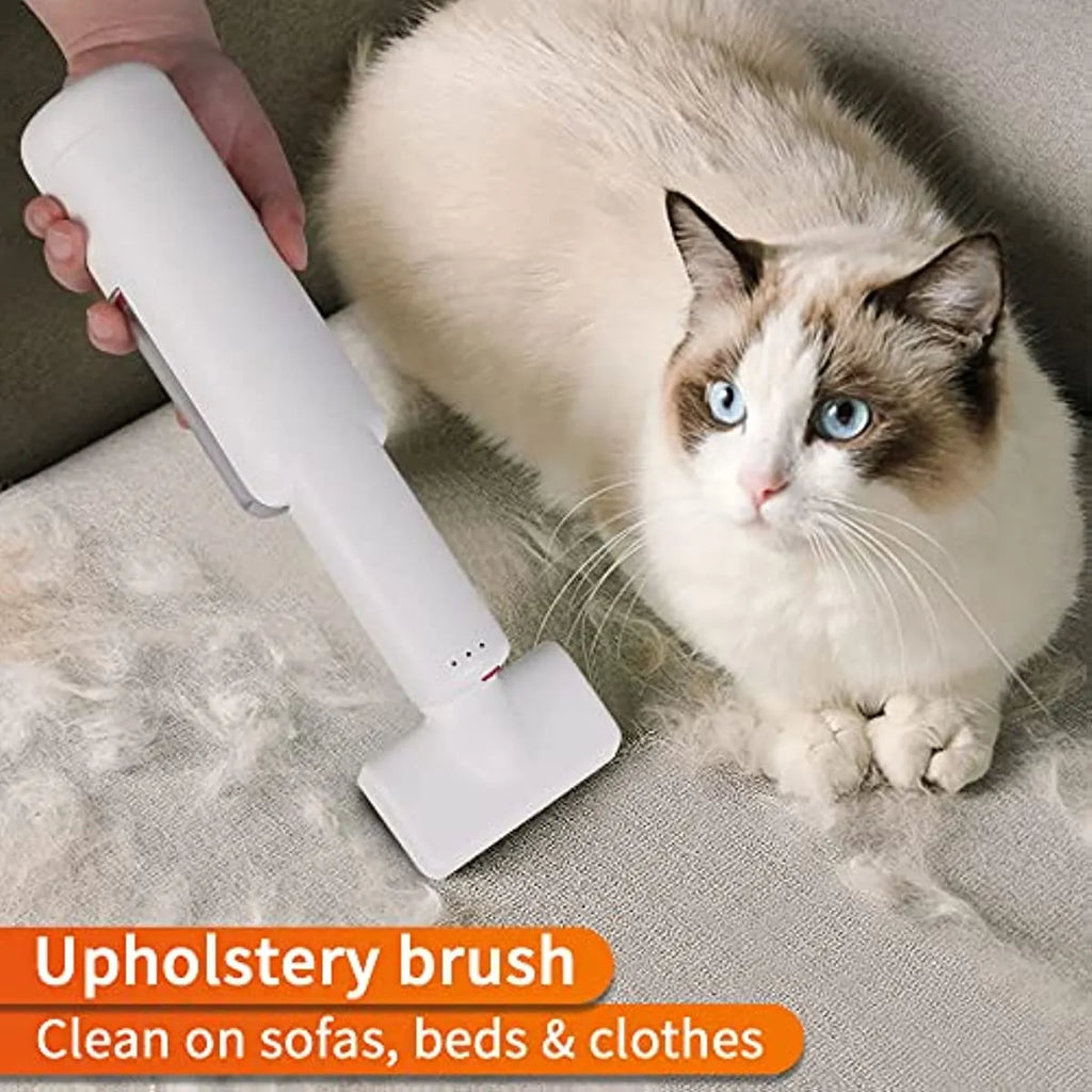 Handheld Pet Grooming Vacuum Kit with 3 Attachments