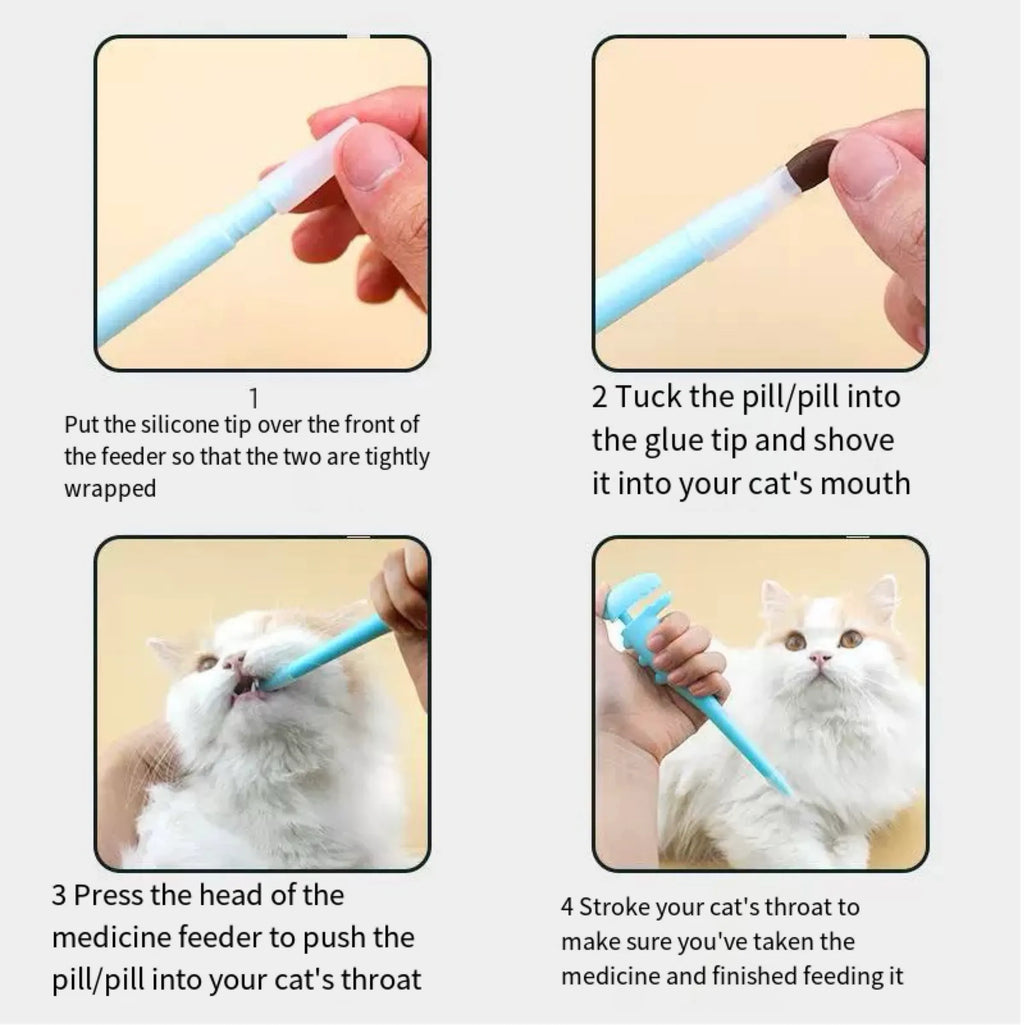 Dinosaur-Shaped Pet Pill and Liquid Medicine Feeder – 2 Colors