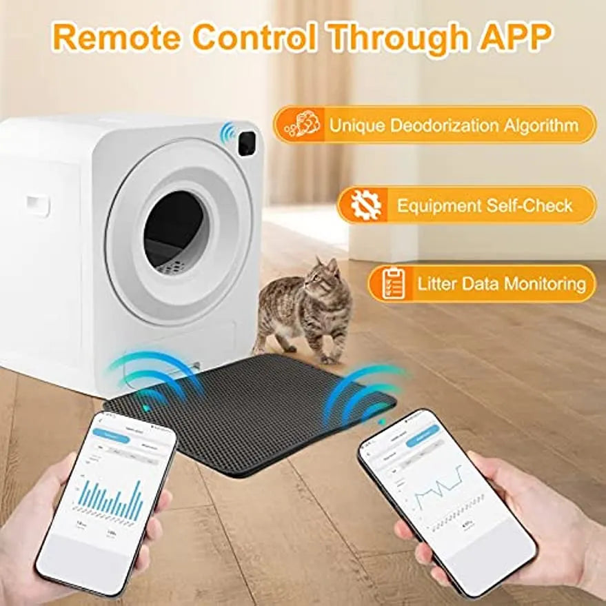 Automatic Self-Cleaning Cat Litter Box