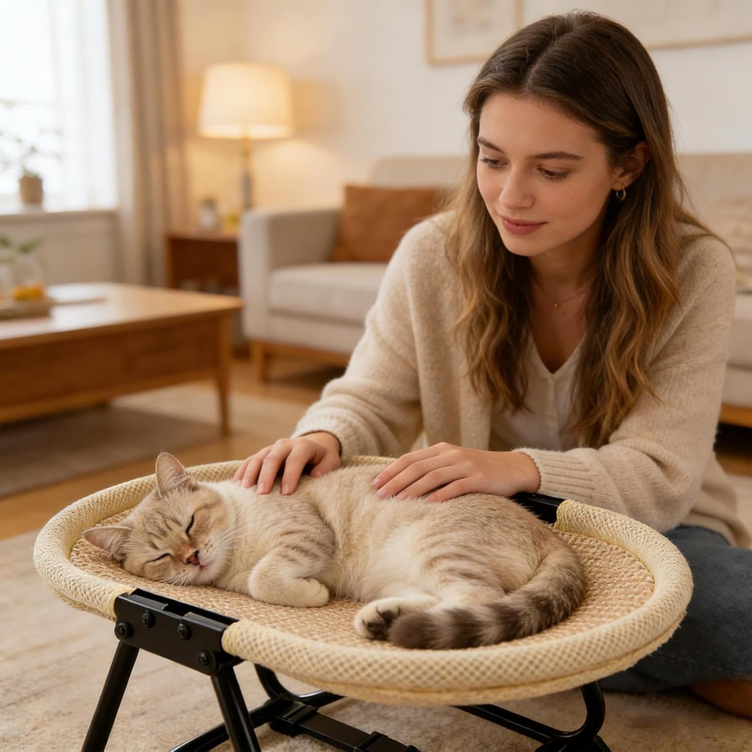 Foldable Elevated Round Pet Chair – Single or Multi-Color Set