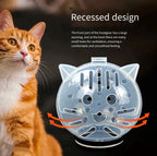 Transparent Breathable Cat Grooming Hood – M to XL
