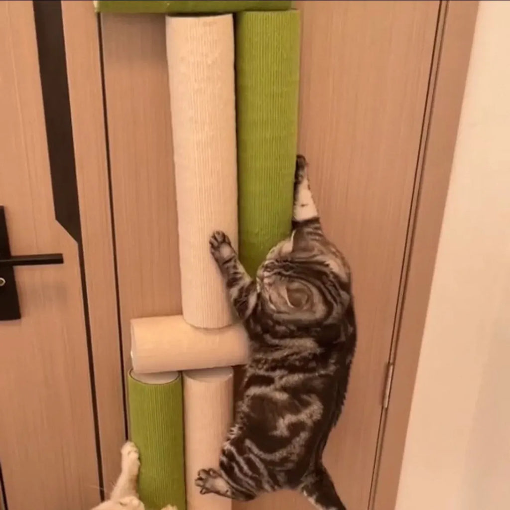 Modular Wall-Mounted Sisal Cat Scratching Posts – 3 Lengths