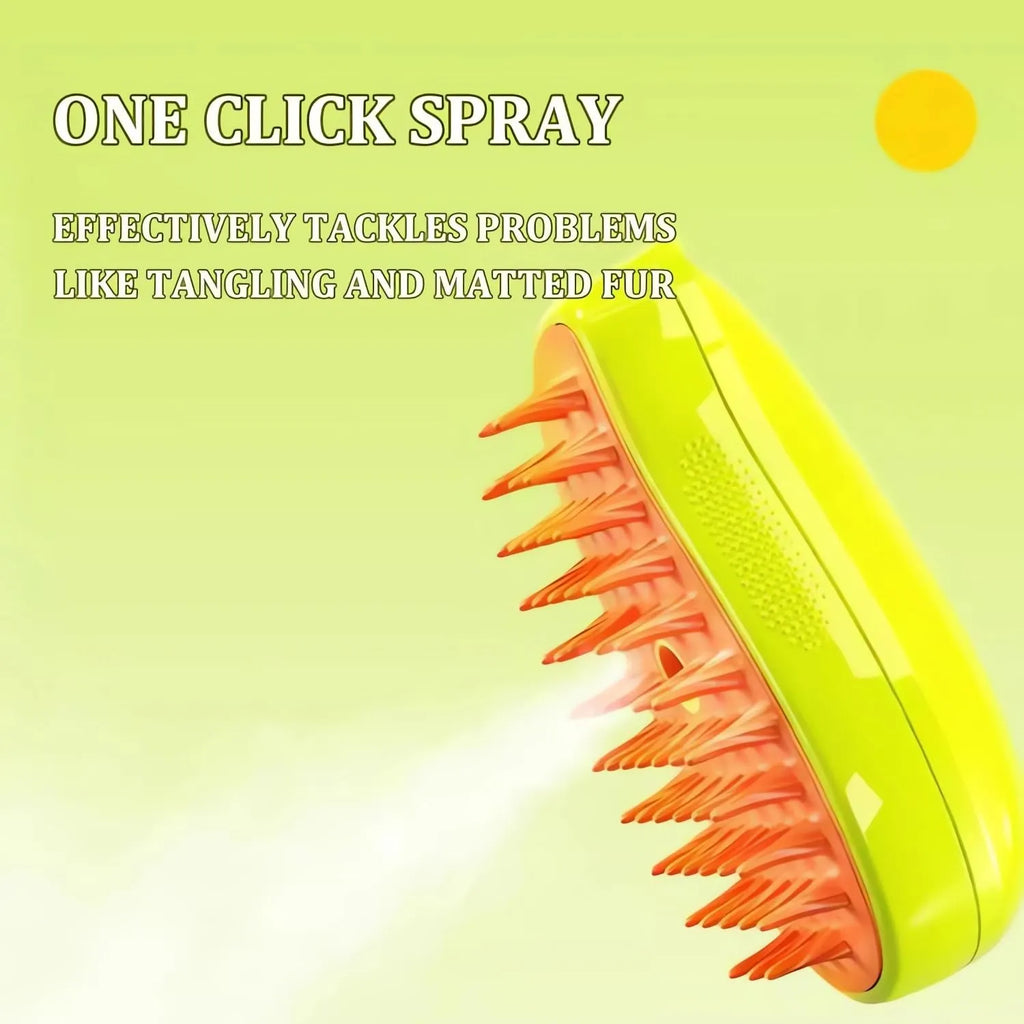 Pet Grooming Brush with Mist Reservoir – 4 Styles