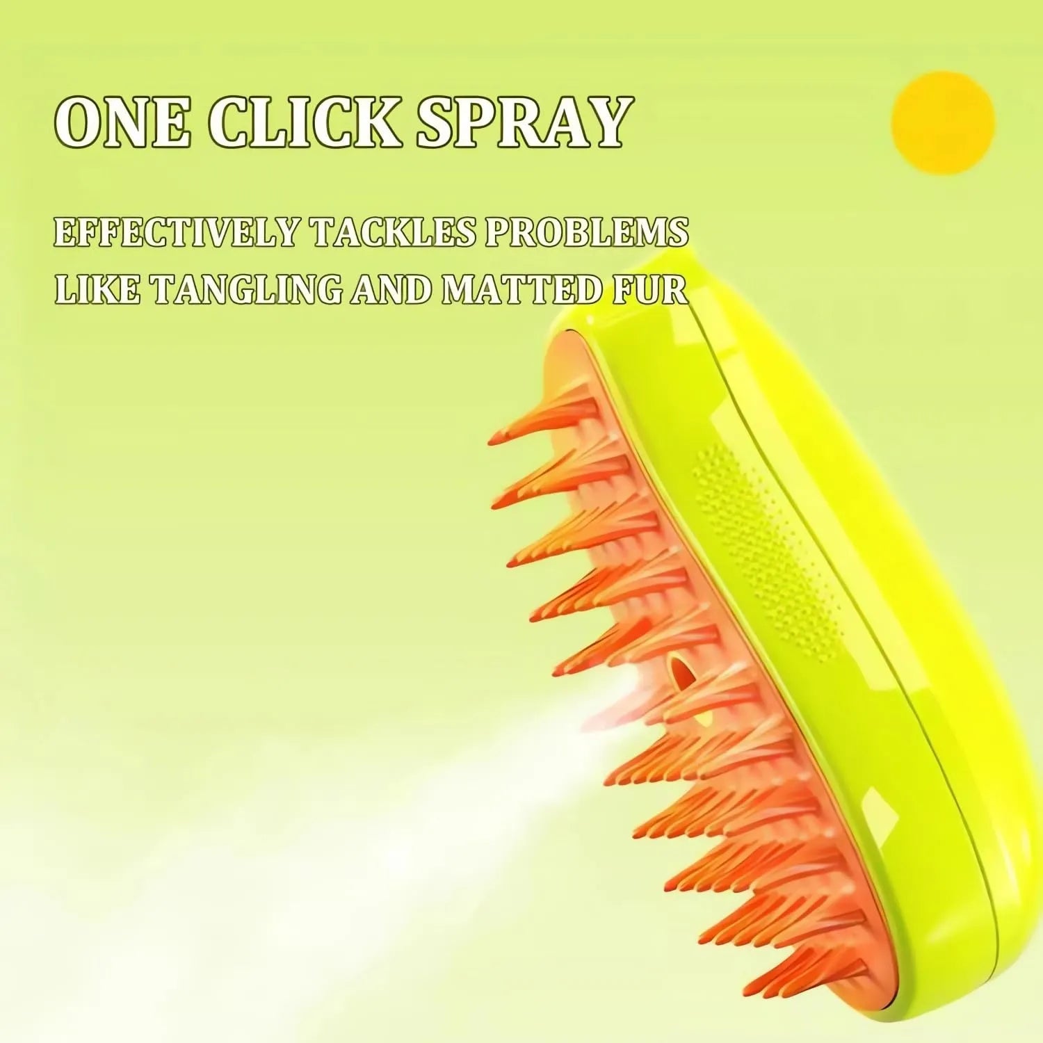 Pet Grooming Brush with Mist Reservoir – 4 Styles