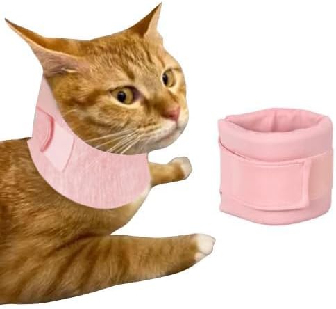 Breathable Adjustable Elizabethan Recovery Collar for Cats
