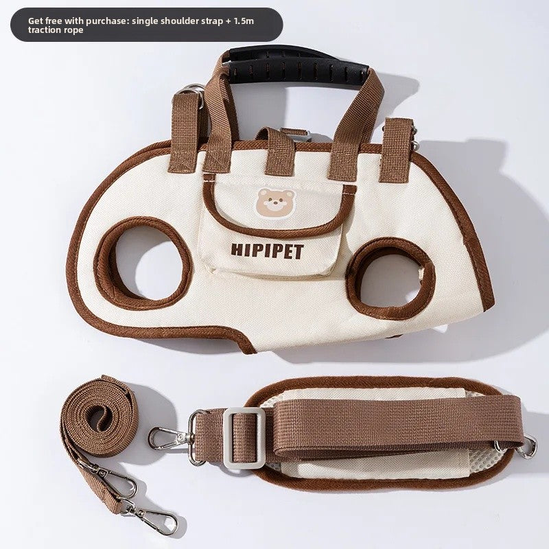 Supportive Pet Carrier Vest with Top Handle – 2 Colors, 4 Sizes
