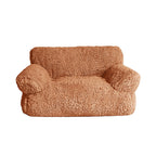 Plush Bolster Sofa Bed for Dogs and Cats – 3 Colors