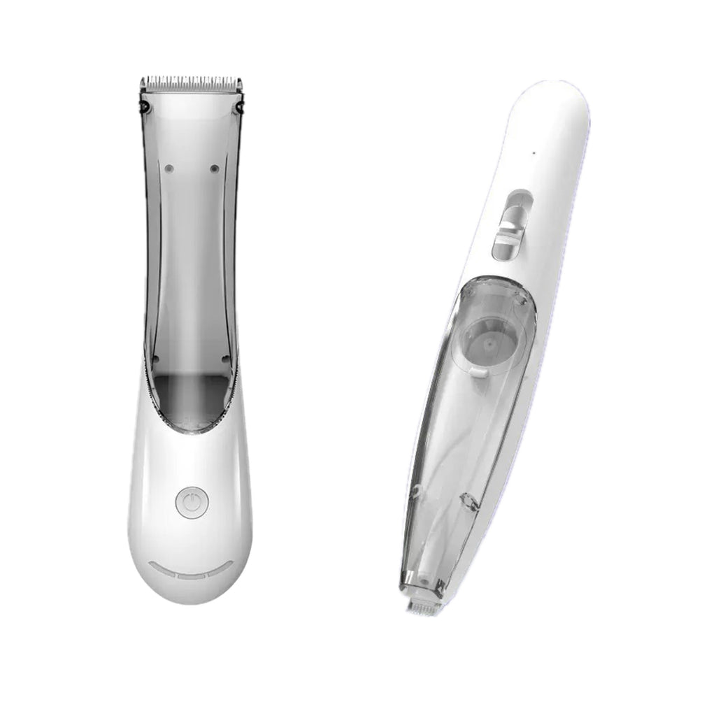Rechargeable Pet Hair Suction Clipper – Single or 2-Piece Set