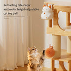 Clamp-On Retractable Pom-Pom Cat Toy – 2 Styles