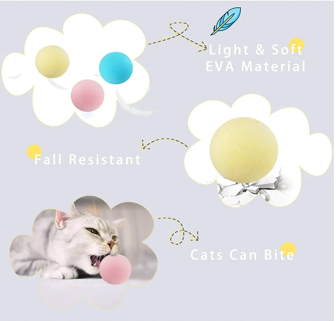 Sound-Activated Cat Toy Balls