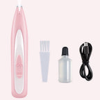 Low-Noise Cat Paw Fur Trimmer with LED Light