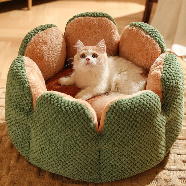 Round Nest Bed for Cats & Small Pets
