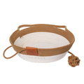 Handwoven Cotton Rope Cat Basket Bed with Teaser – 10 Designs