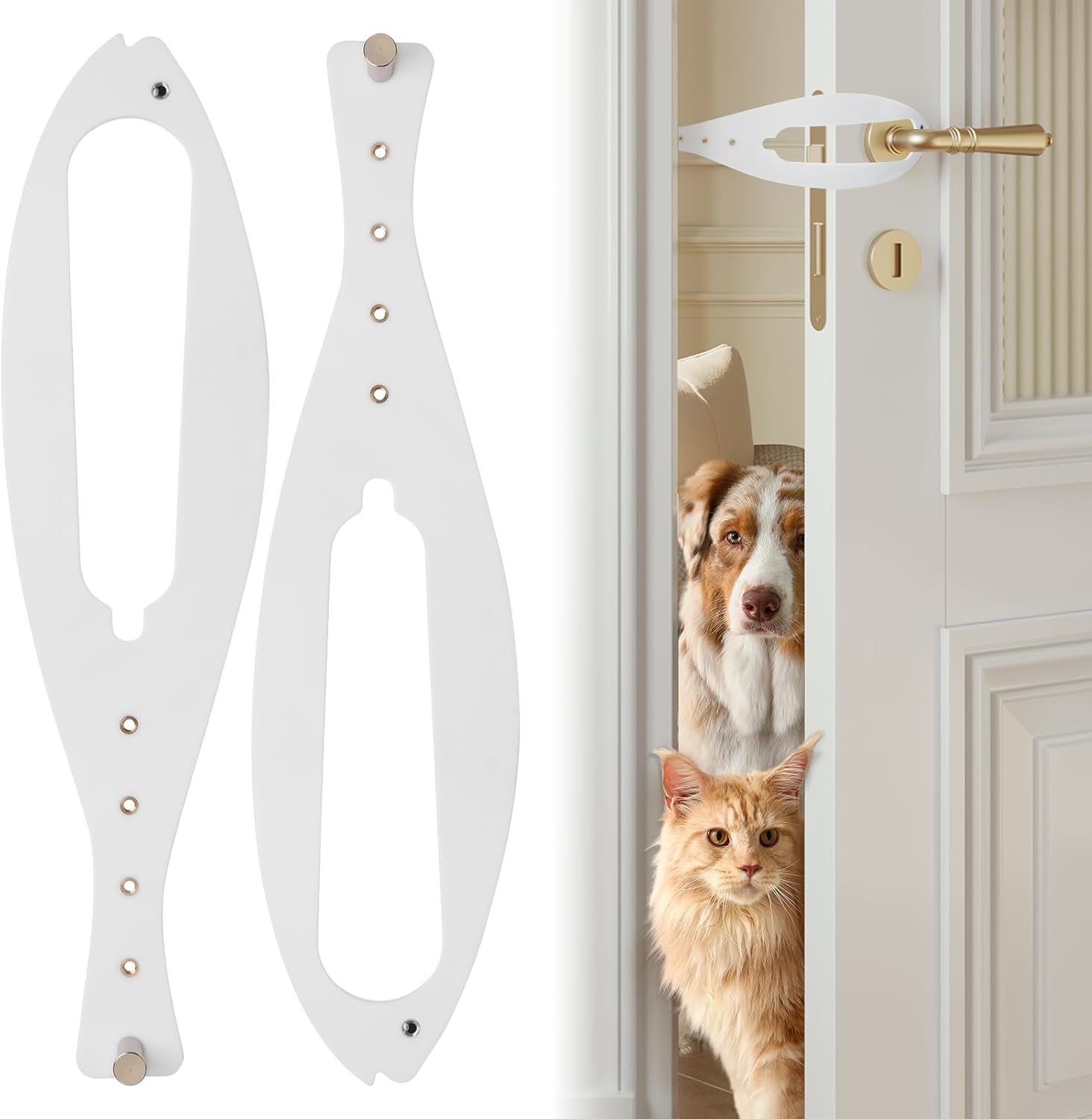Adjustable Cat Door Latch in 1-, 2- & 4-Piece Sets