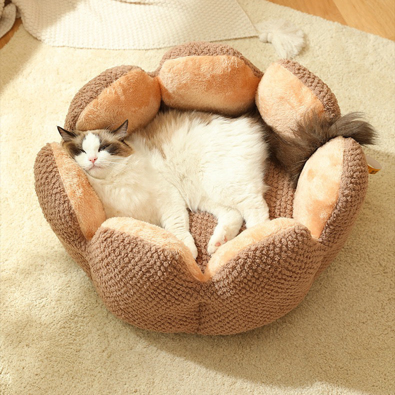 Round Nest Bed for Cats & Small Pets