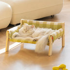 Wooden Cat Sofa Bed with Canvas Seat