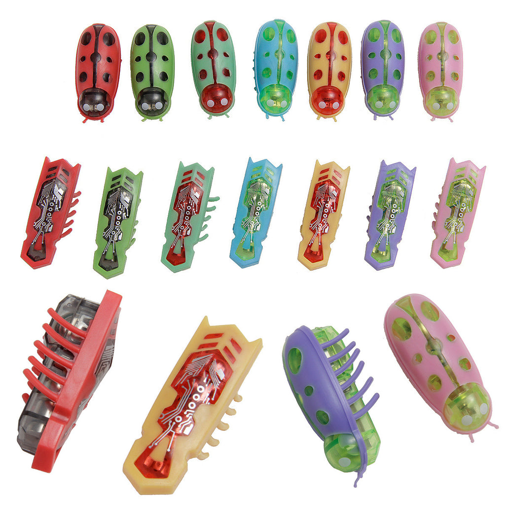 Electronic Crawling Bug Cat Toys – Random Colors, 2–6 Pack