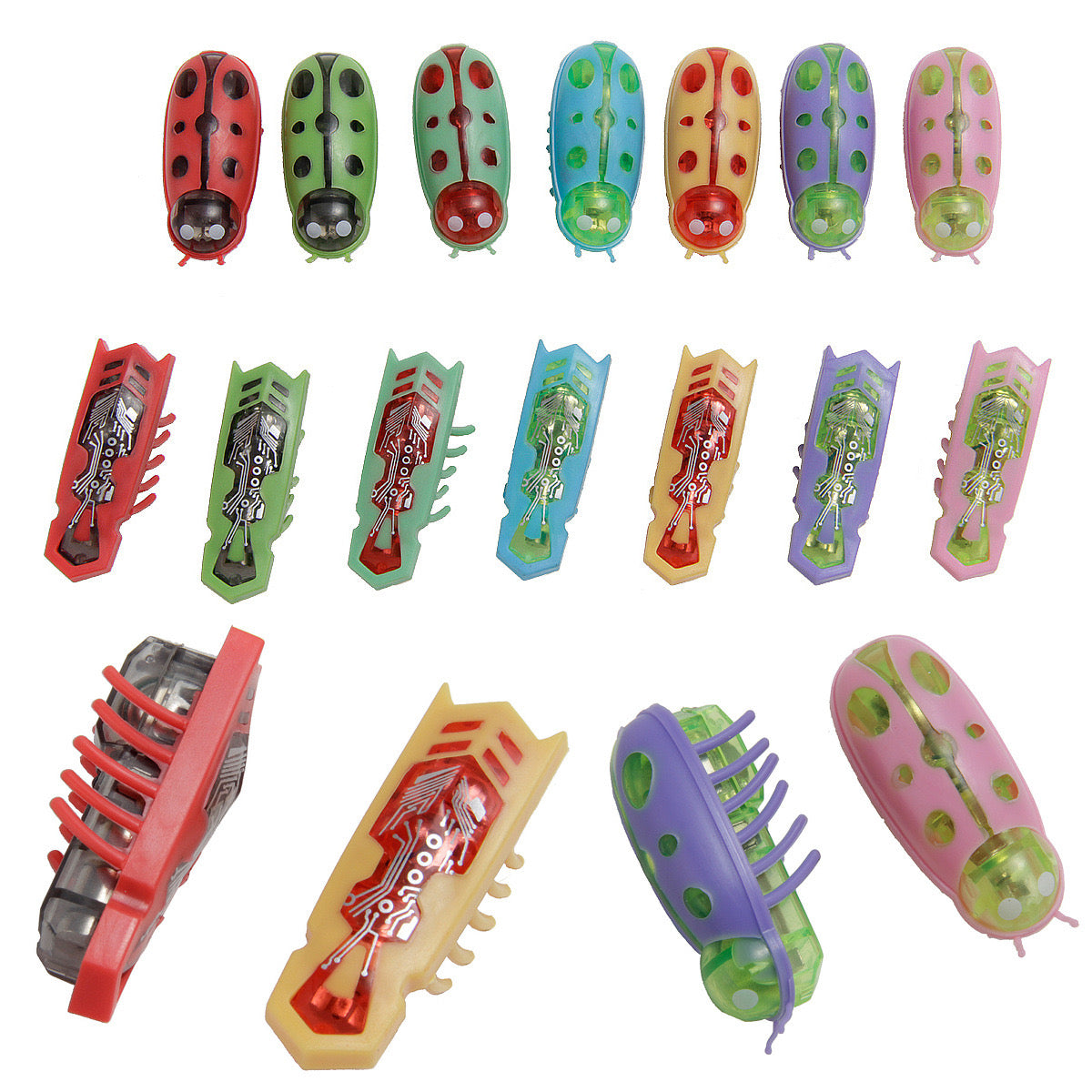 Electronic Crawling Bug Cat Toys – Random Colors, 2–6 Pack