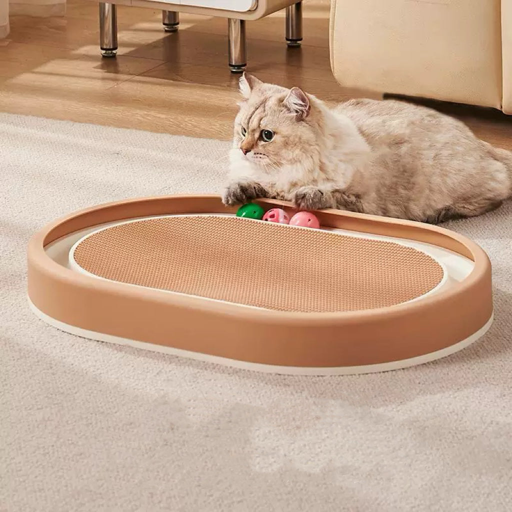 Round Cat Scratcher with Ball Track – 6 Styles