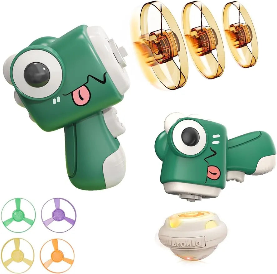 Handheld Flying Disc Launcher Cat Toy – 3 Colors