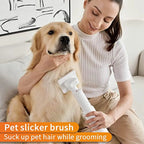 Handheld Pet Grooming Vacuum Kit with 3 Attachments