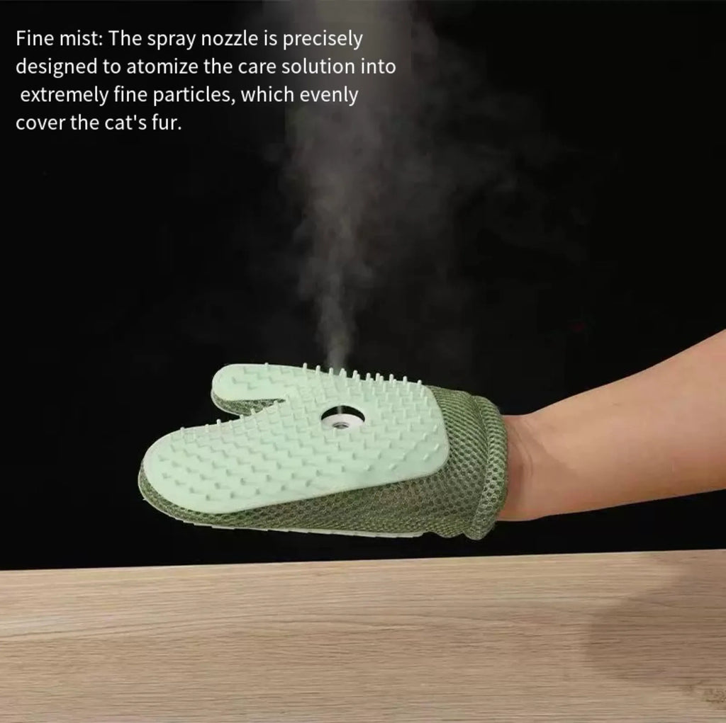 Mist Spray Pet Grooming Glove – 3 Colors