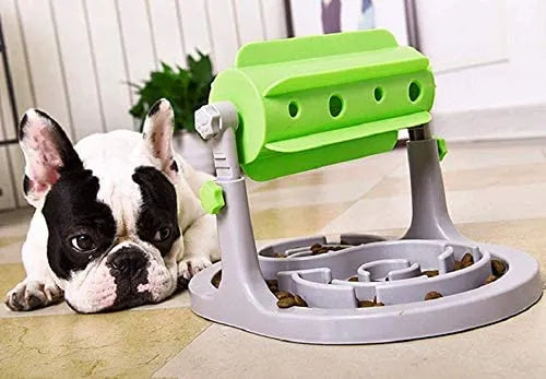 Adjustable Roller Pet Treat Puzzle and Slow Feeder – 3 Colors
