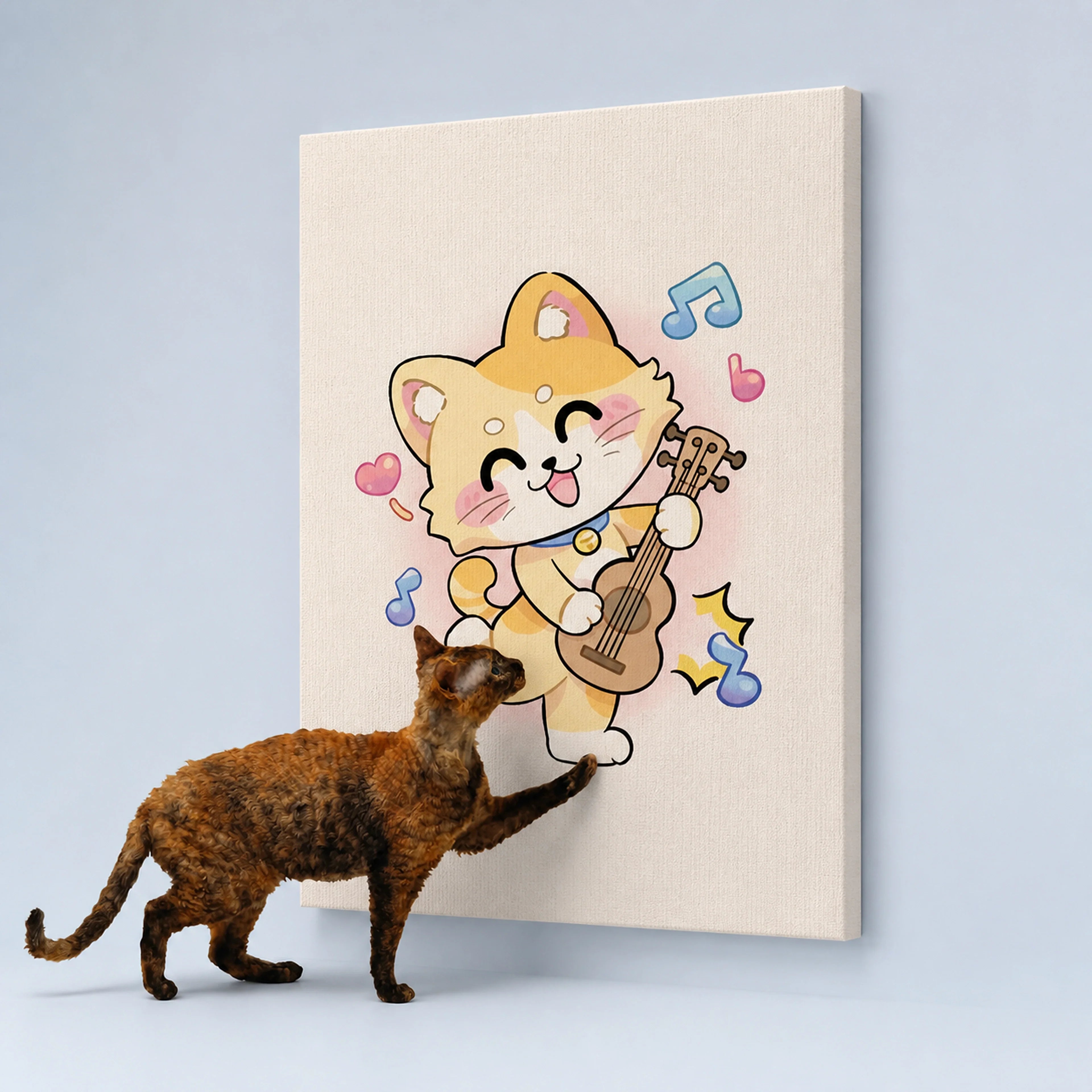 Decorative Wall-Mounted Cat Scratching Panel – 8 Designs | ALDERKIN